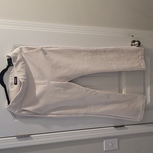 Express Boot High Rise Knit pants size M. Cream color
